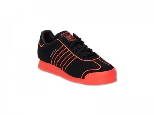 Men's adidas Samoa Casual Shoes Black Infrared