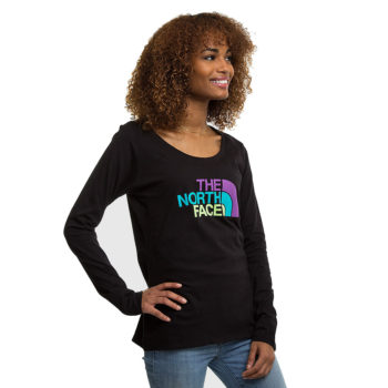 North Face Long Sleeve Half Dome Scoop Neck Tee Photo
