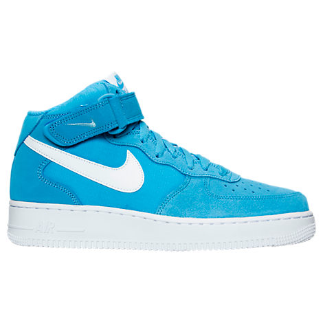 Blue Nike Air Force 1 Mid Casual Shoes 