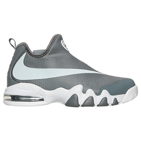 Grey Nike Big Swoosh Basketball Shoes 