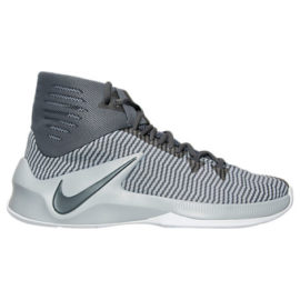 Grey Nike Zoom Clear Out Basketball Shoes