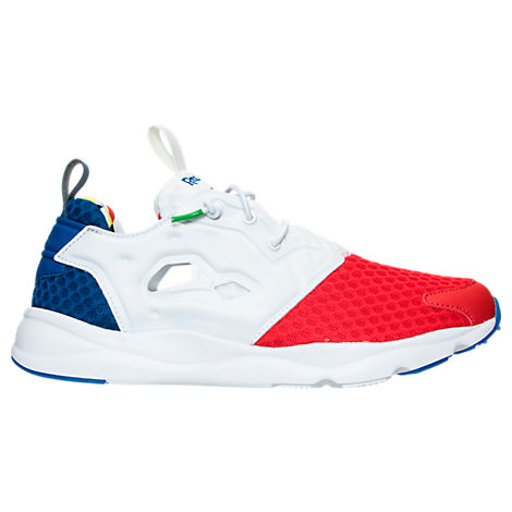 reebok shoes red white blue