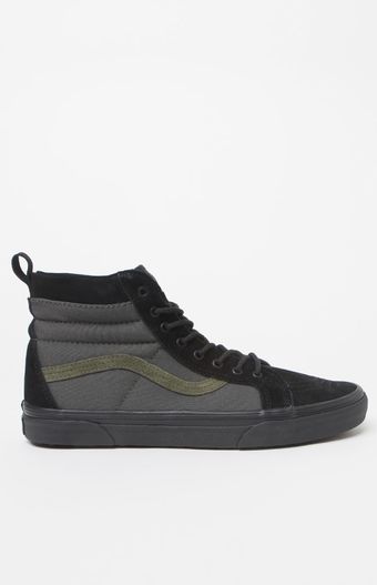 Men's Vans Sk8-Hi Black & Green Shoes $38.49 - Sneakadeal