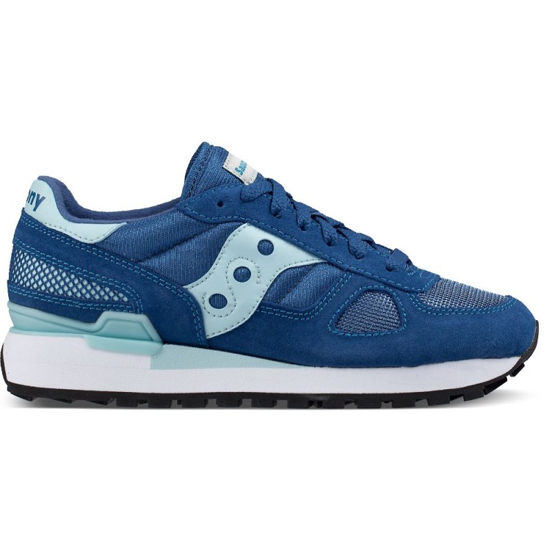 blue saucony sneakers