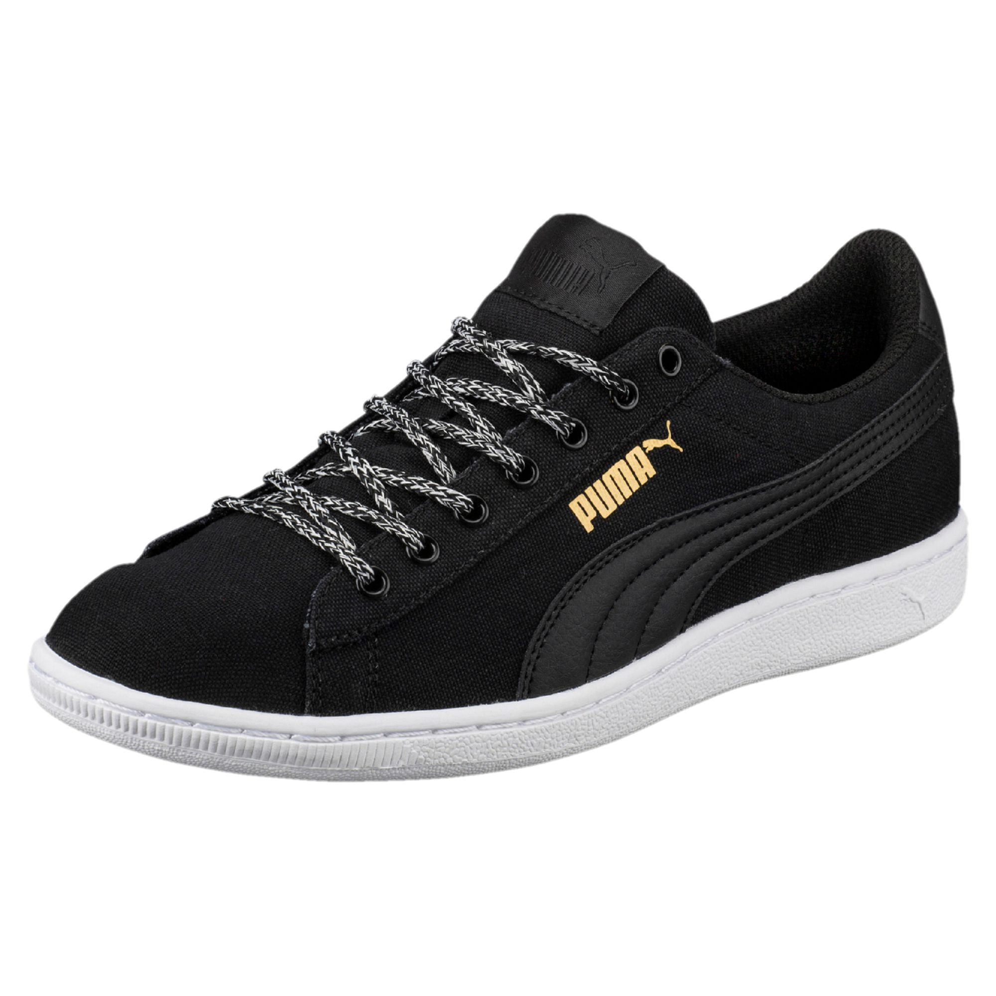 Women's Puma Vikky Spice Black Shoes $34.99 - Sneakadeal.com