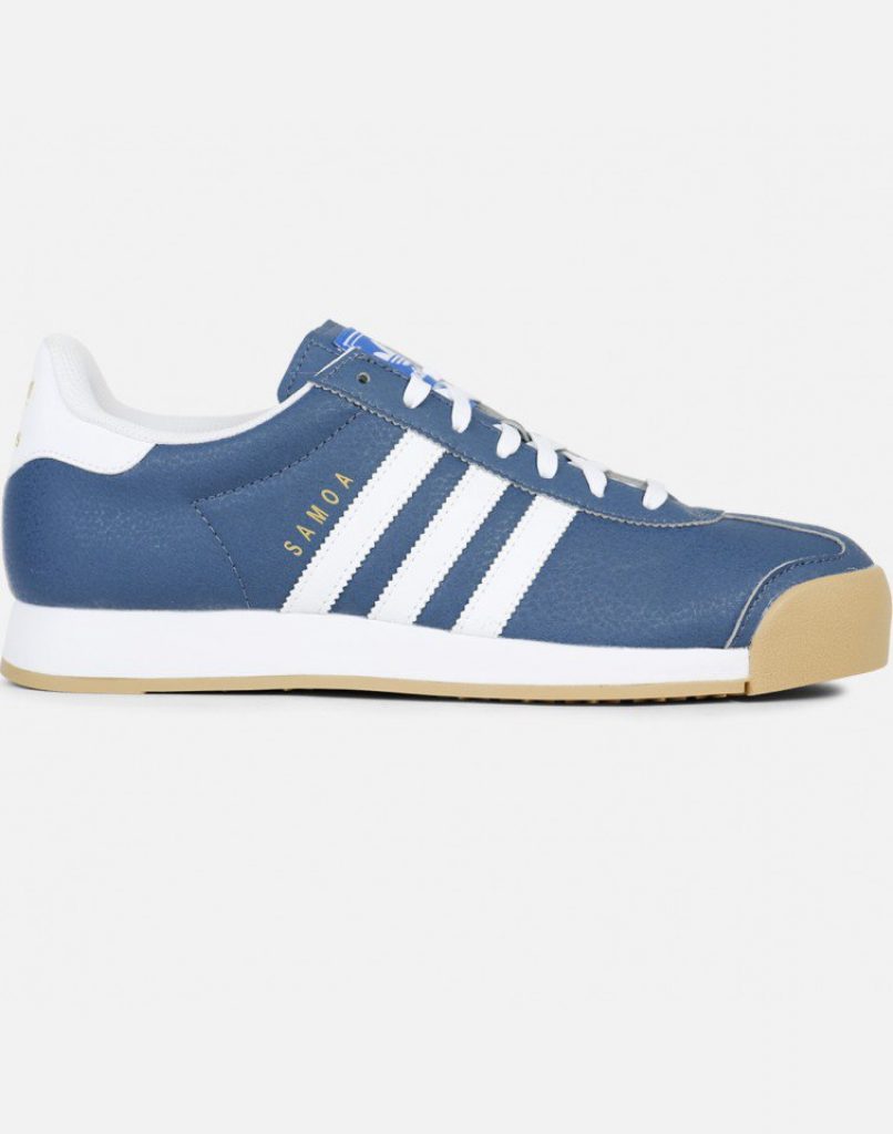 Men's Adidas Samoa Blue Sneakers $39.98 - Sneakadeal.com