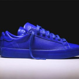 Blue adidas Court Vantage on Sale