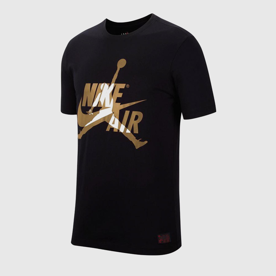 black and gold air jordan t shirt