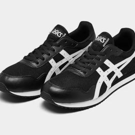 Black Asics Tiger Runner Casual Shoes
