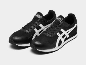 Black Asics Tiger Runner Casual Shoes